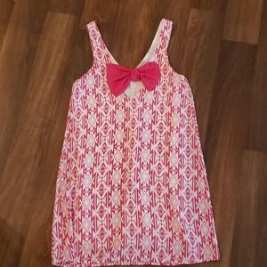 Geometric dress. Bow in BACK!